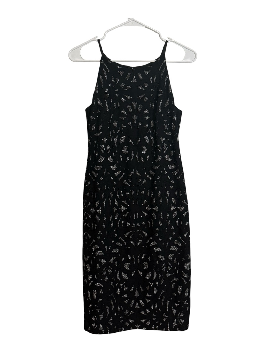 Aidan Mattox Gilded Sleeveless Fitted Cocktail Dress Size 6